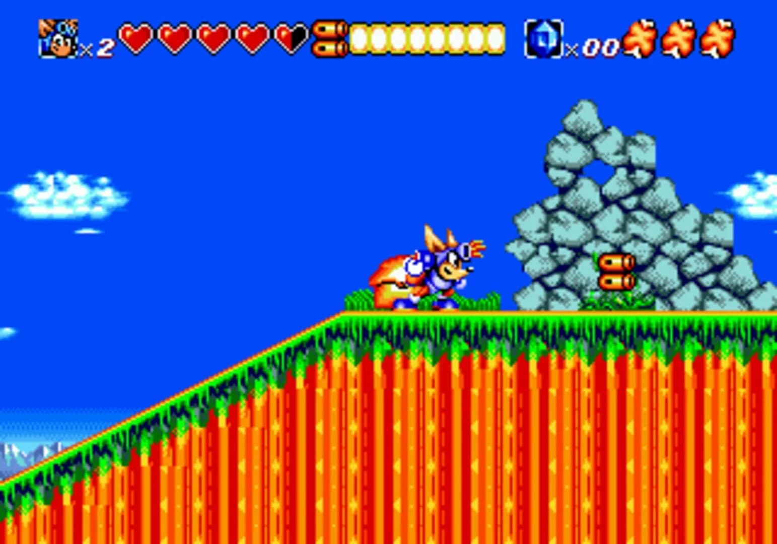 Sparkster: Rocket Knight Adventures 2 screenshot 1