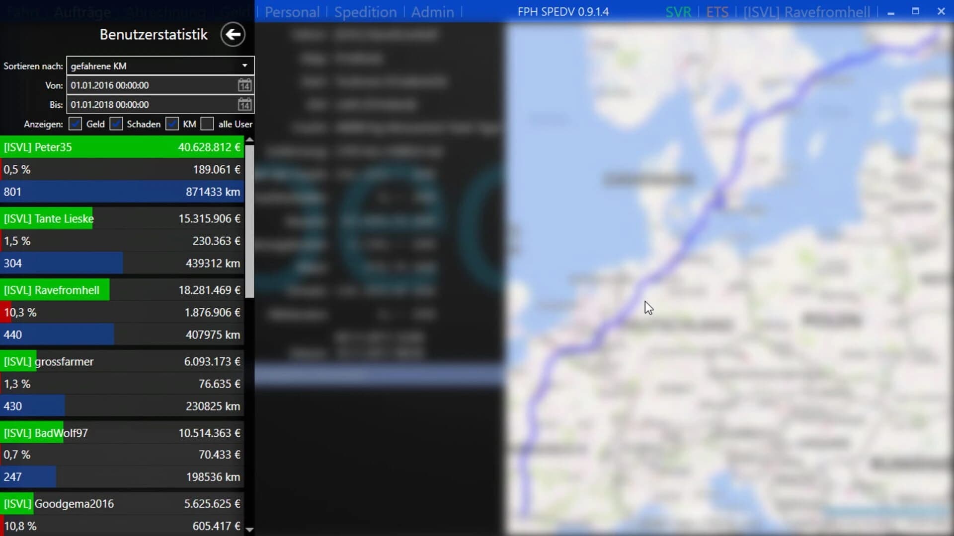 SpedV screenshot 2