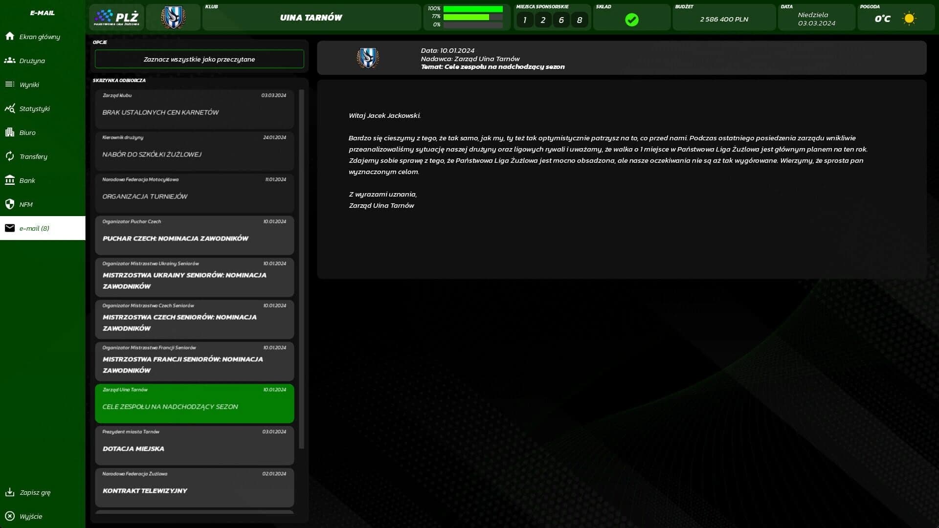 Speedway Club Manager 25 screenshot 1