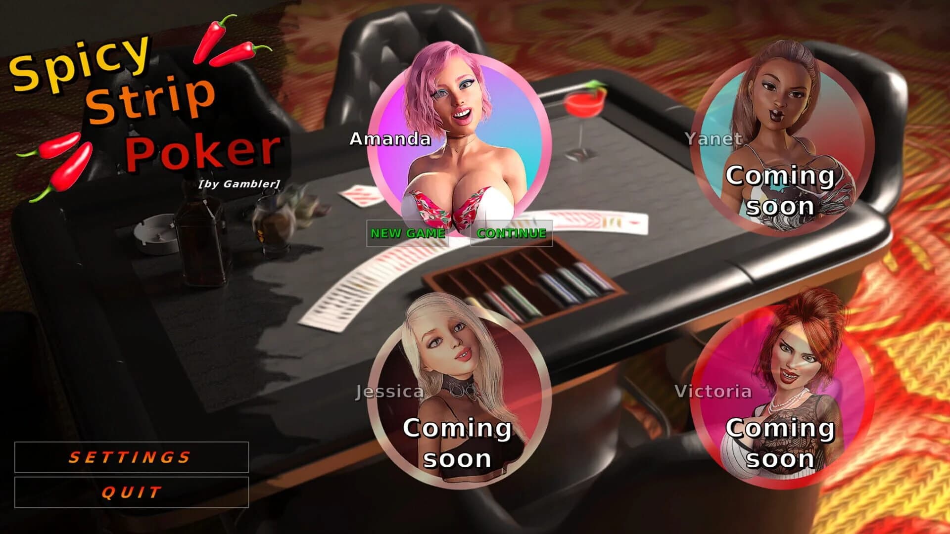 Spicy Strip Poker screenshot 1