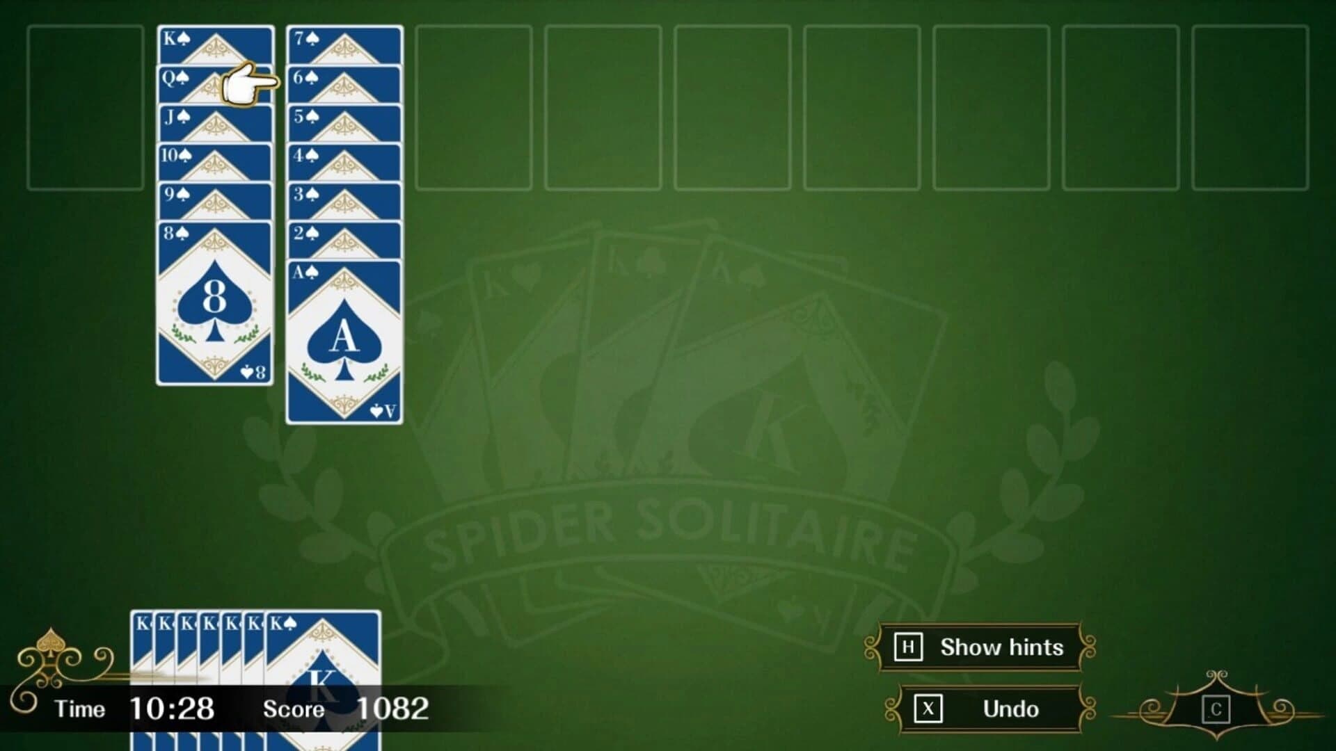 Spider Solitaire F screenshot 5
