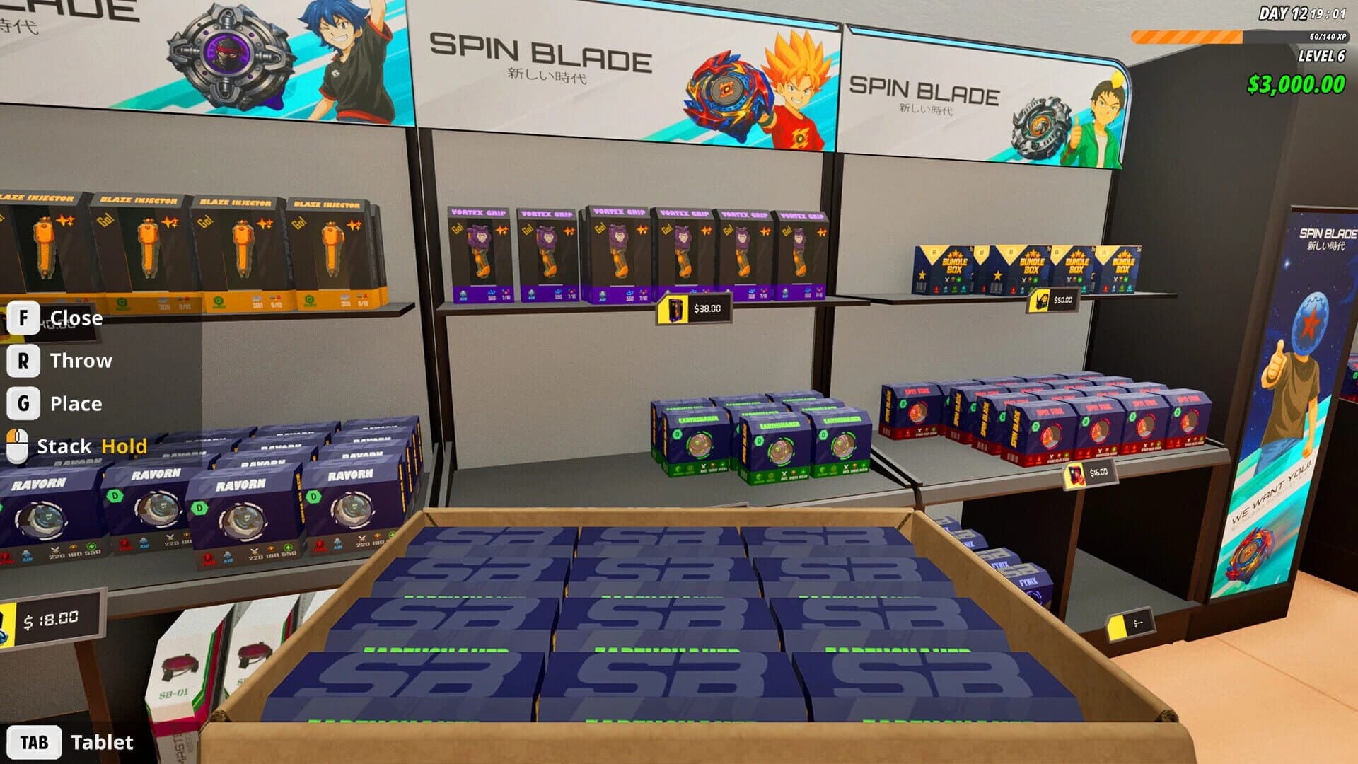 Spin Blade Shop Simulator screenshot 5