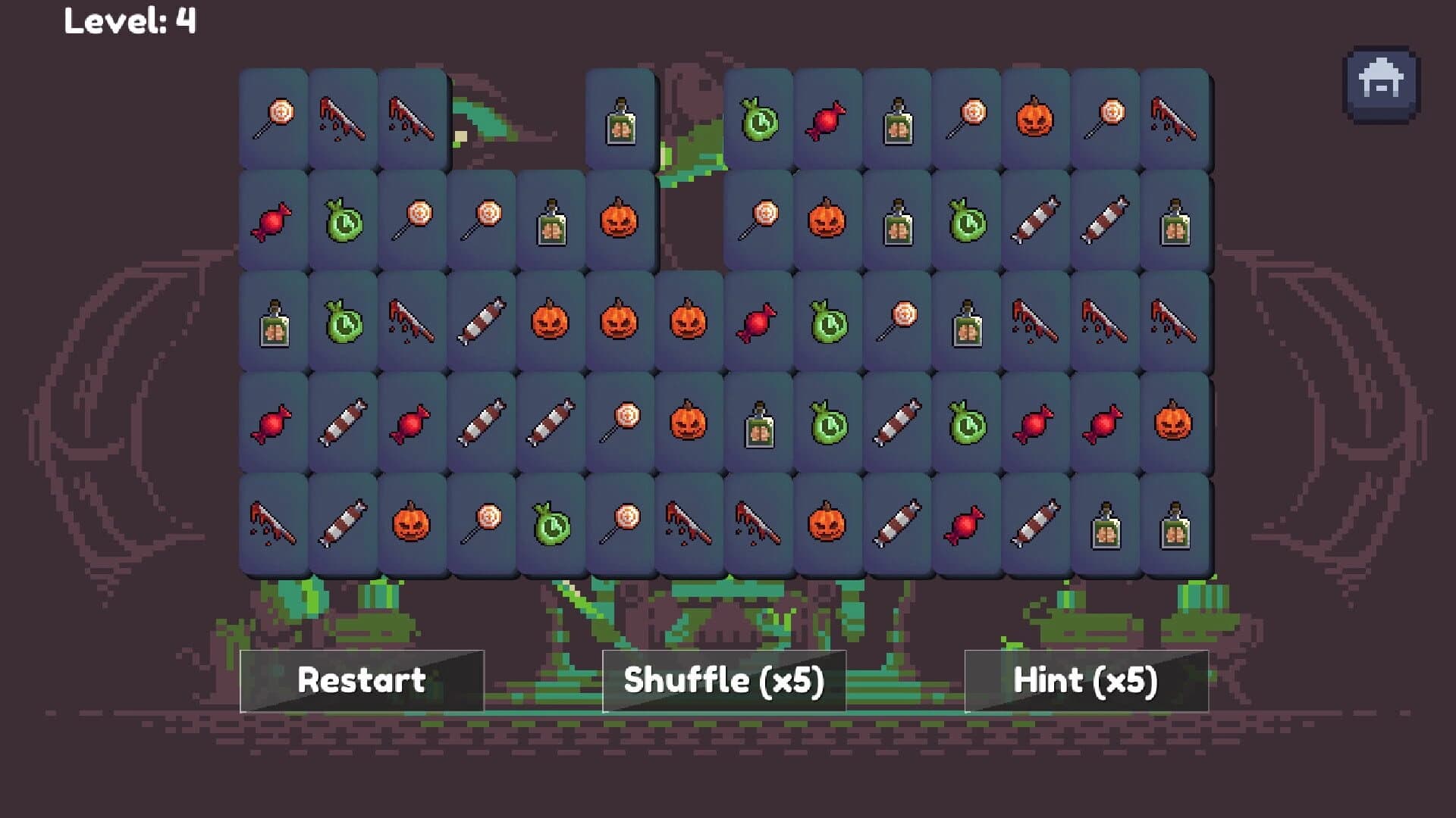 Spooky Mahjong screenshot 3