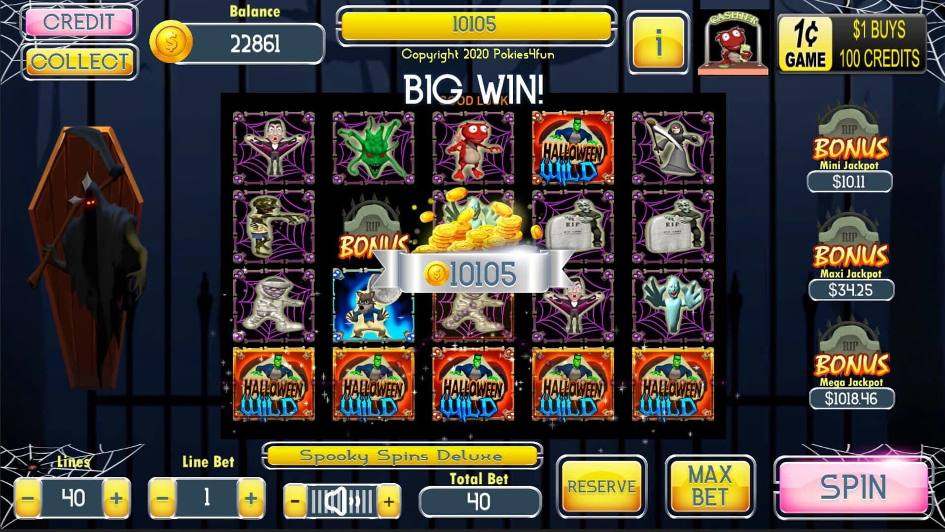Spooky Spins Deluxe screenshot 2