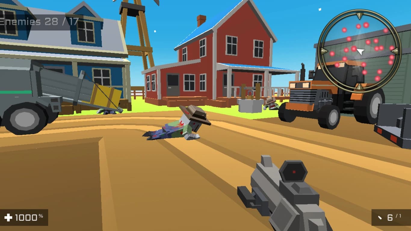 Square Head Zombies 2 - FPS Game screenshot 5