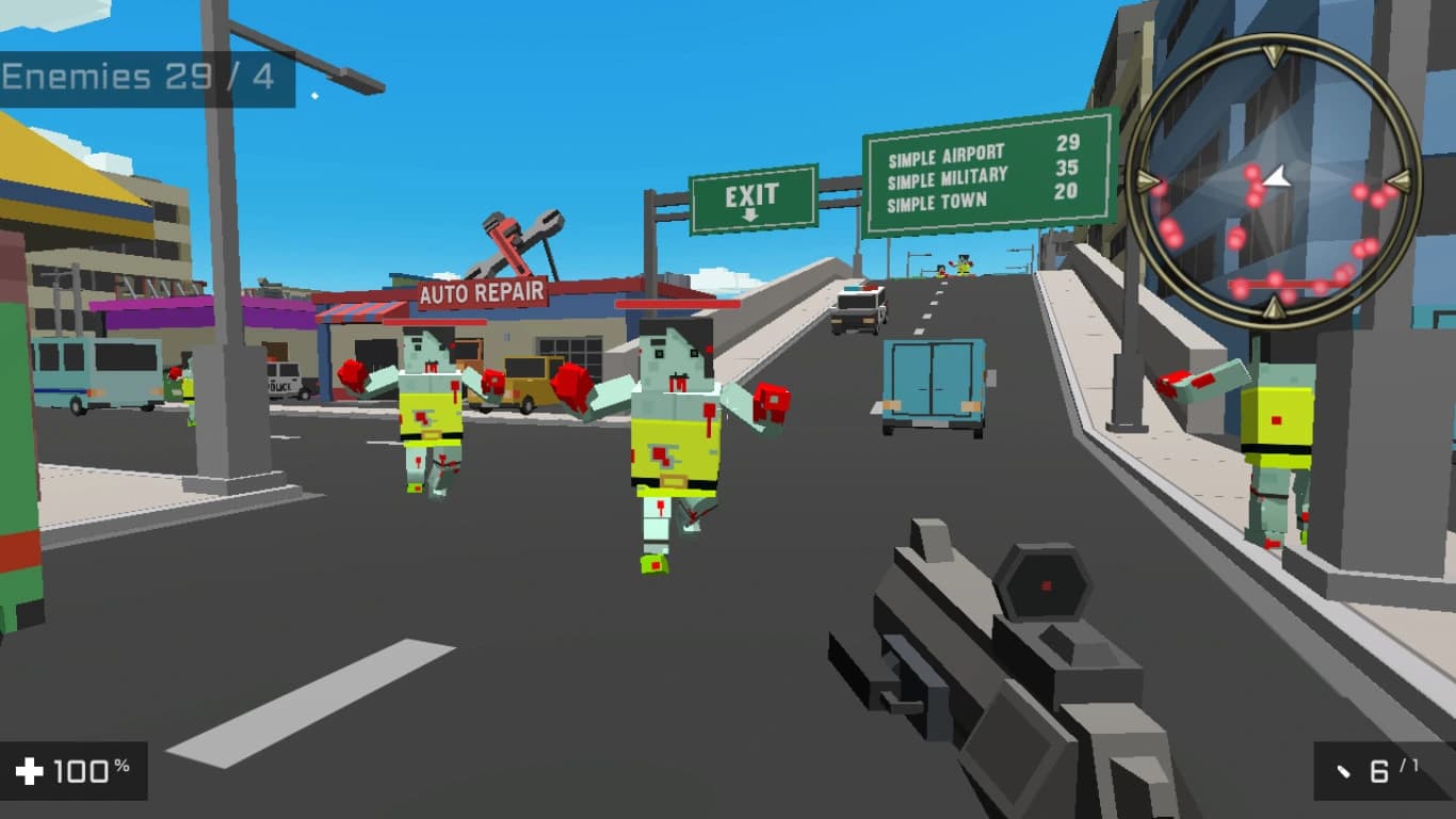 Square Head Zombies 2 - FPS Game screenshot 4