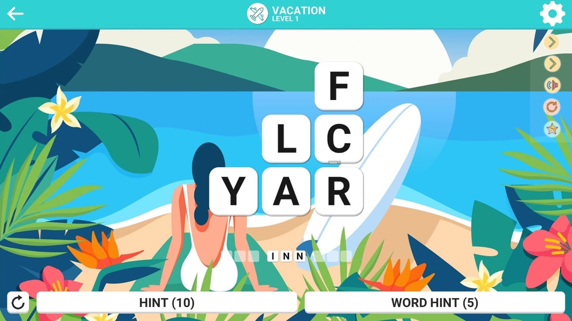 Square Word: Summer Edition screenshot 1