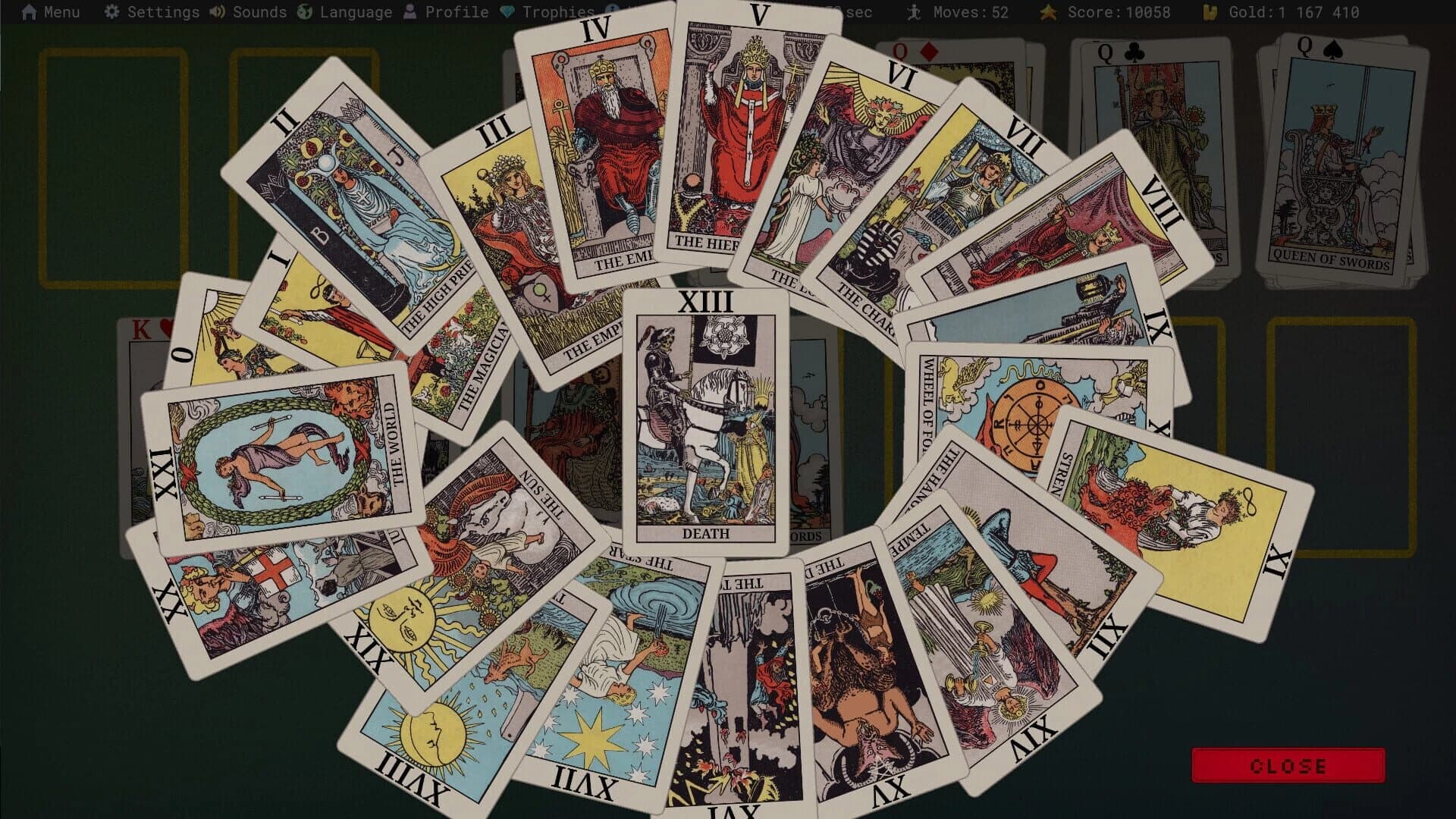 Star and Serpent Solitaire screenshot 4