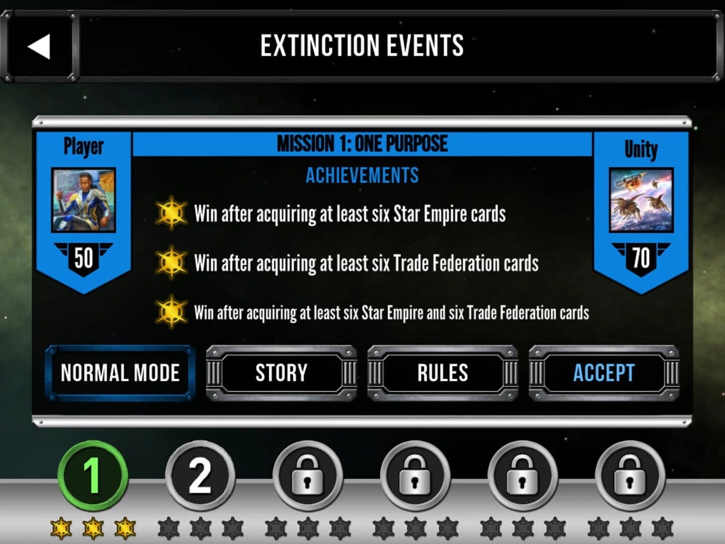 Star Realms: Frontiers Events screenshot 1