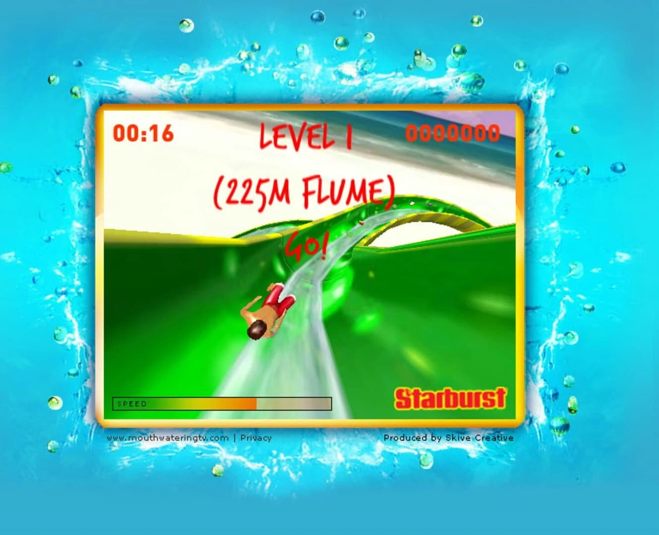 Starburst Waterslide Slalom screenshot 1