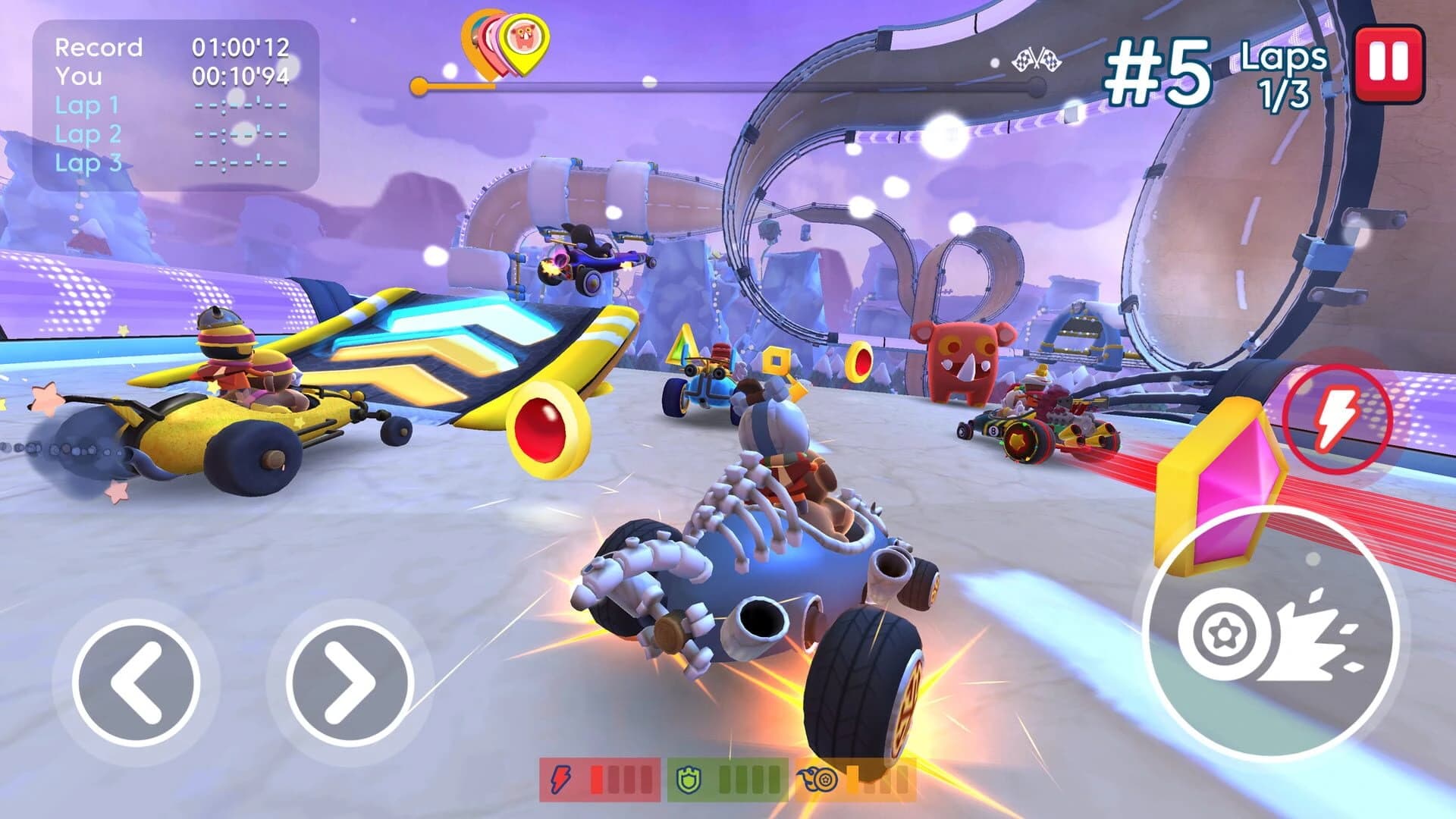 Starlit On Wheels: Super Kart screenshot 4