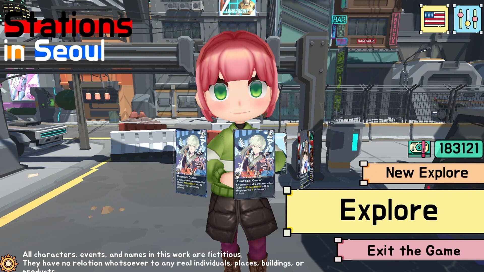 Stations in Seoul: Open World Card RPG screenshot 1