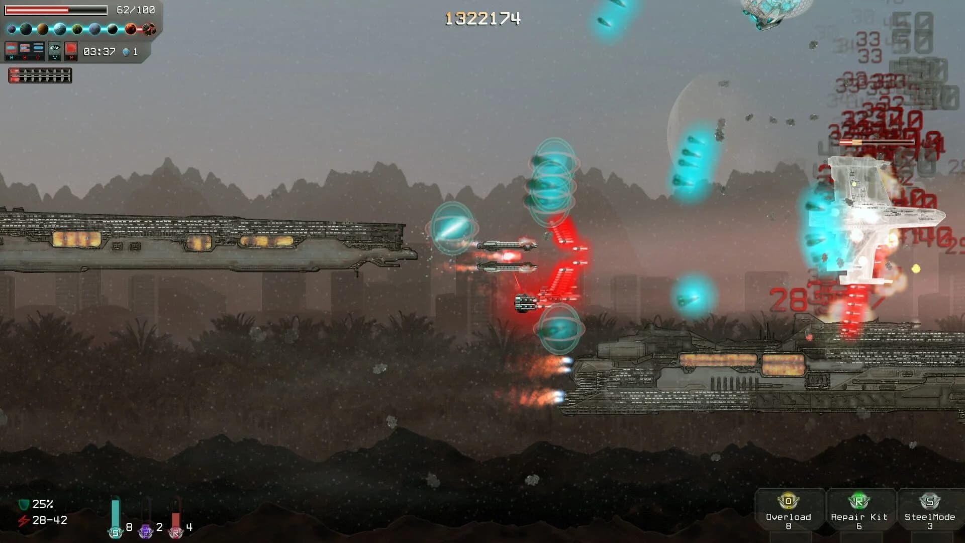 Steel Rain X screenshot 1