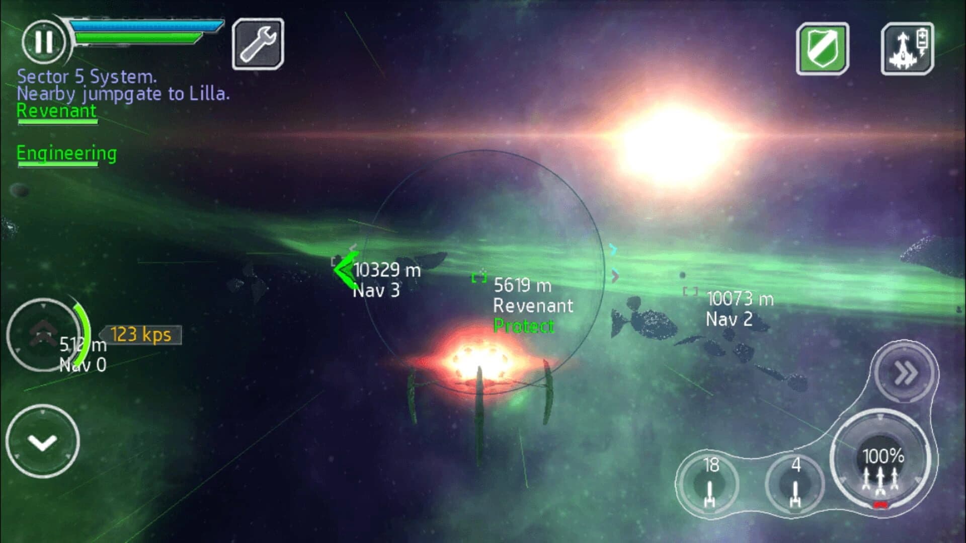 Stellar Wanderer DX screenshot 1