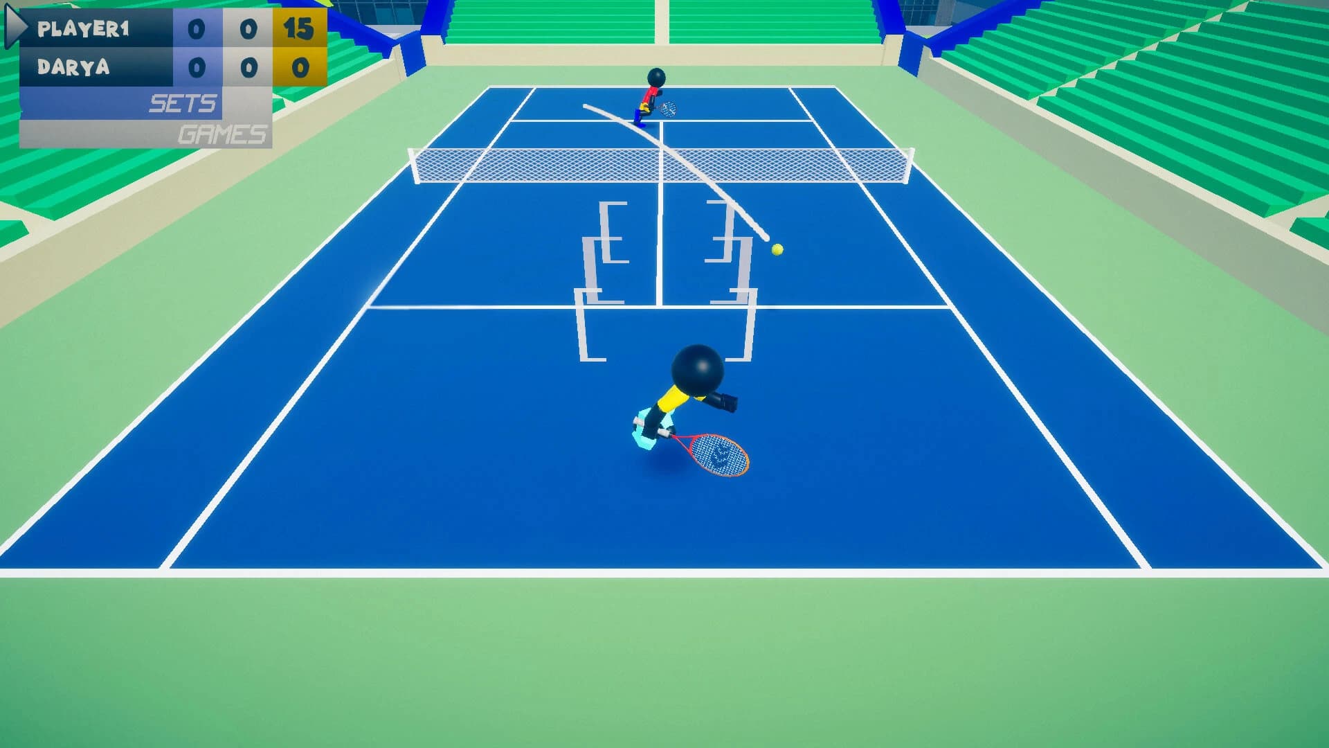 Stickman 3D Tennis: Deluxe screenshot 5