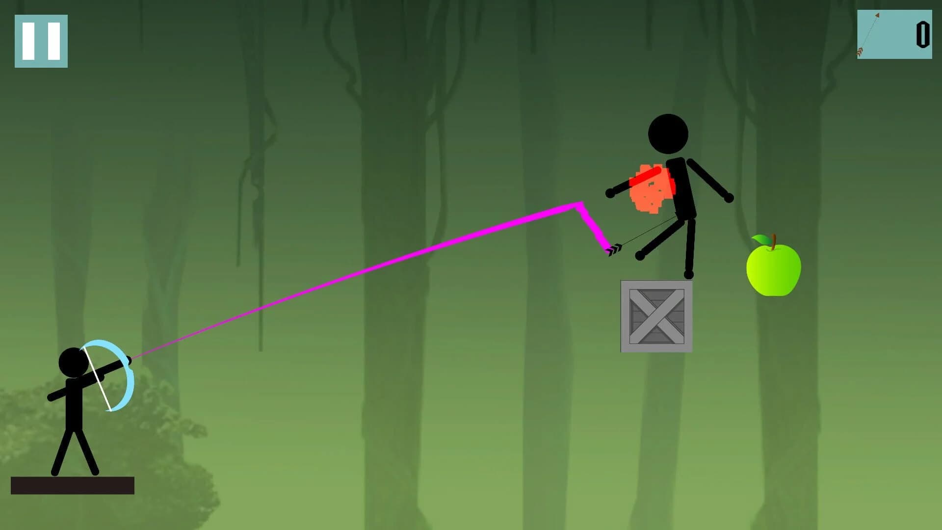 Stickman - Killer of Apples screenshot 2
