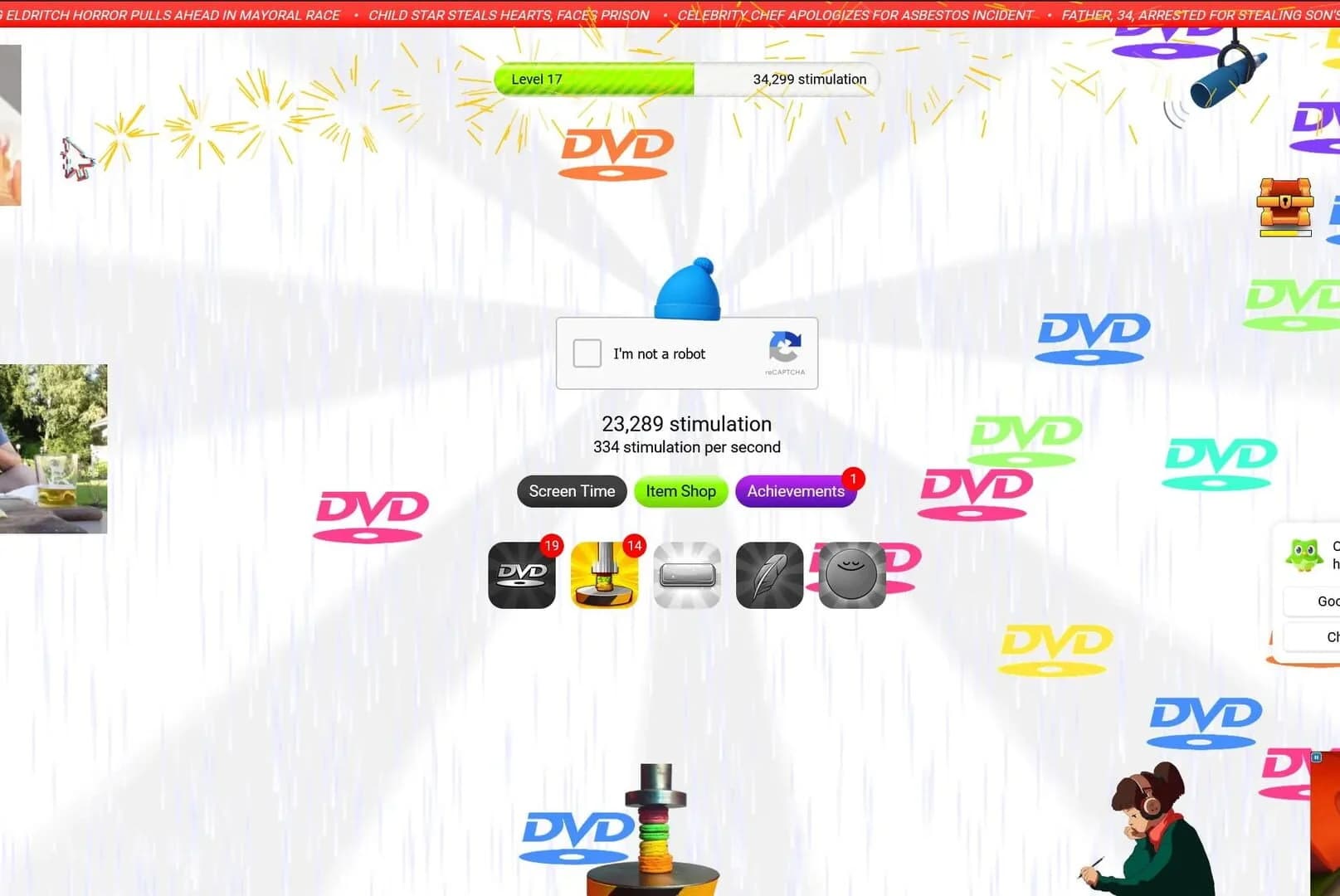 Stimulation Clicker screenshot 2