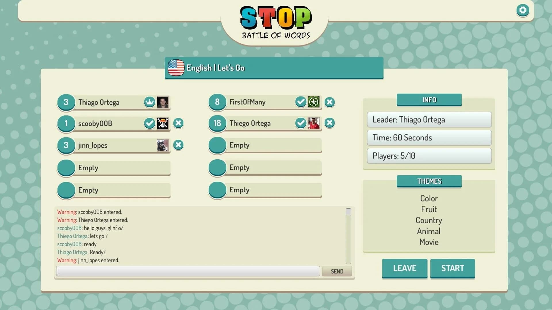 Stop Online: Battle of Words screenshot 1