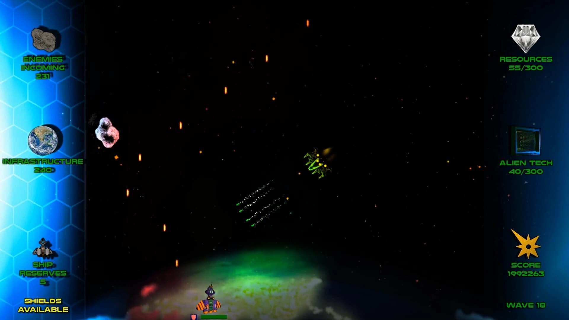 Stop the Saturnians! screenshot 2