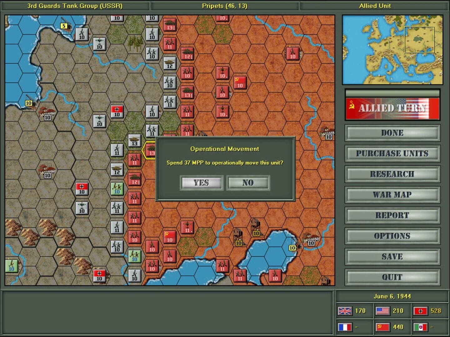 Strategic Command: European Theater screenshot 2