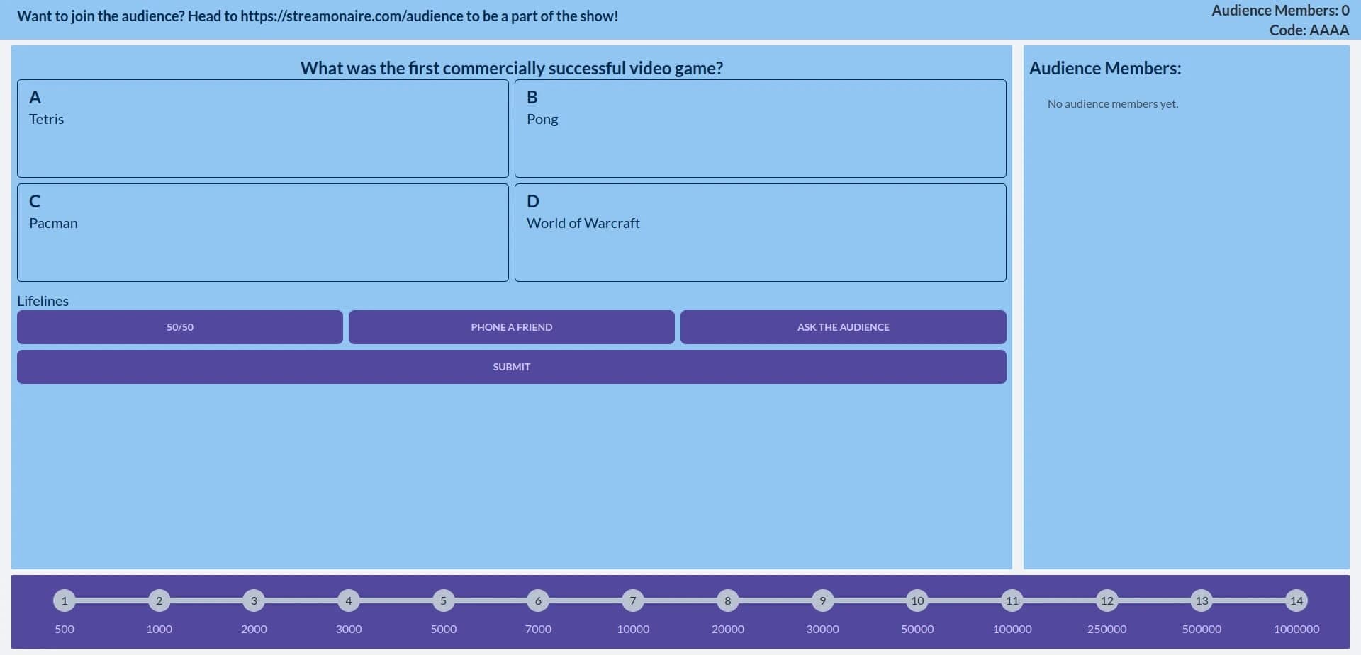 Streamonaire screenshot 1