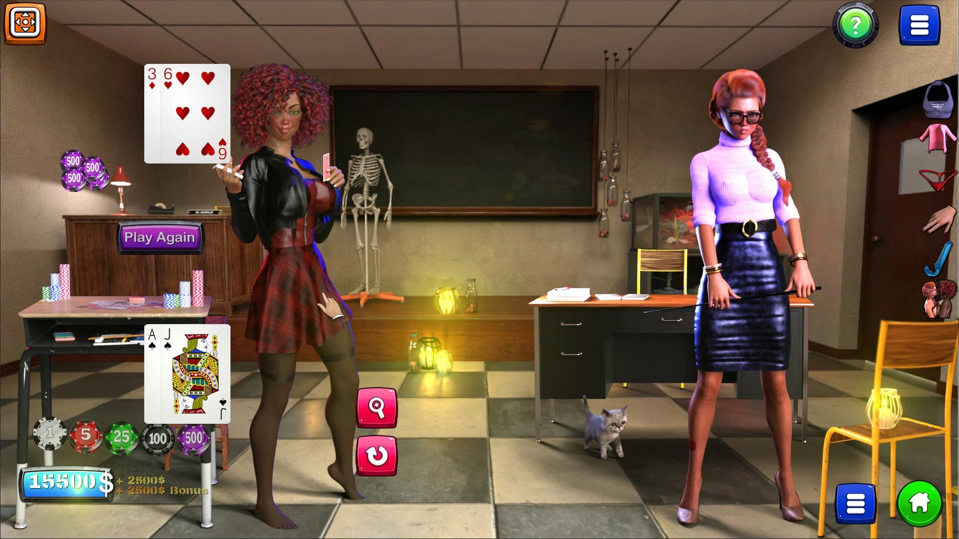 Strip Black Jack: Sex Teacher screenshot 1