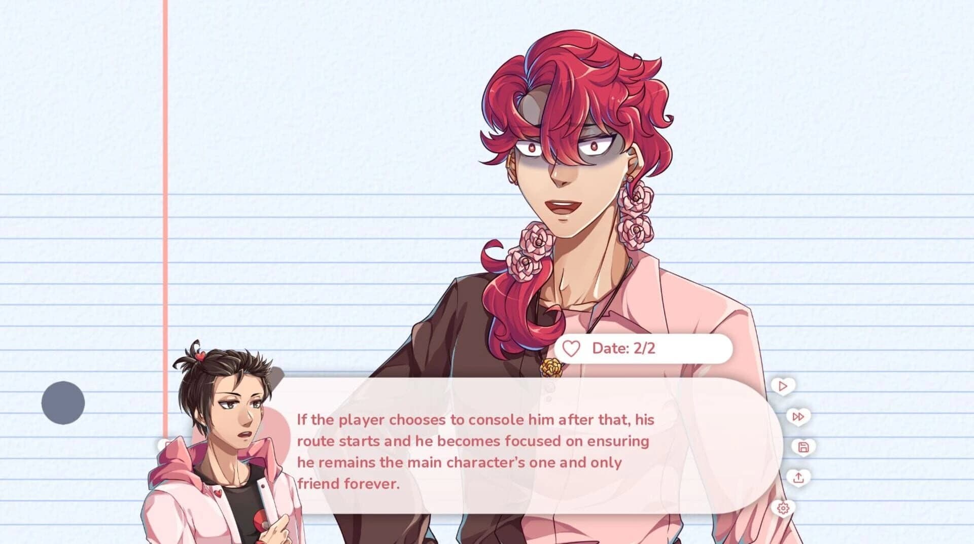 Stuck in a Yandere Visual Novel... HELP!! screenshot 3