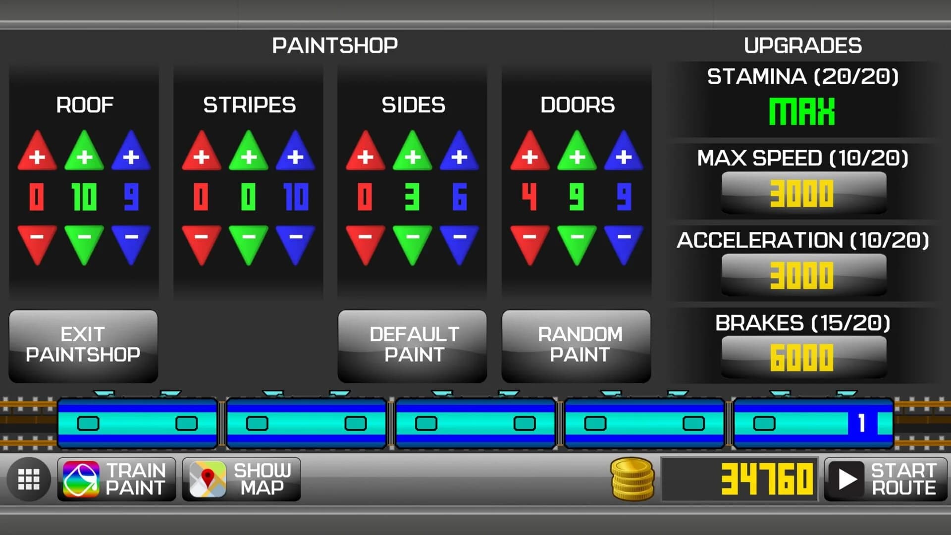 Subway Train Simulator 2D screenshot 5