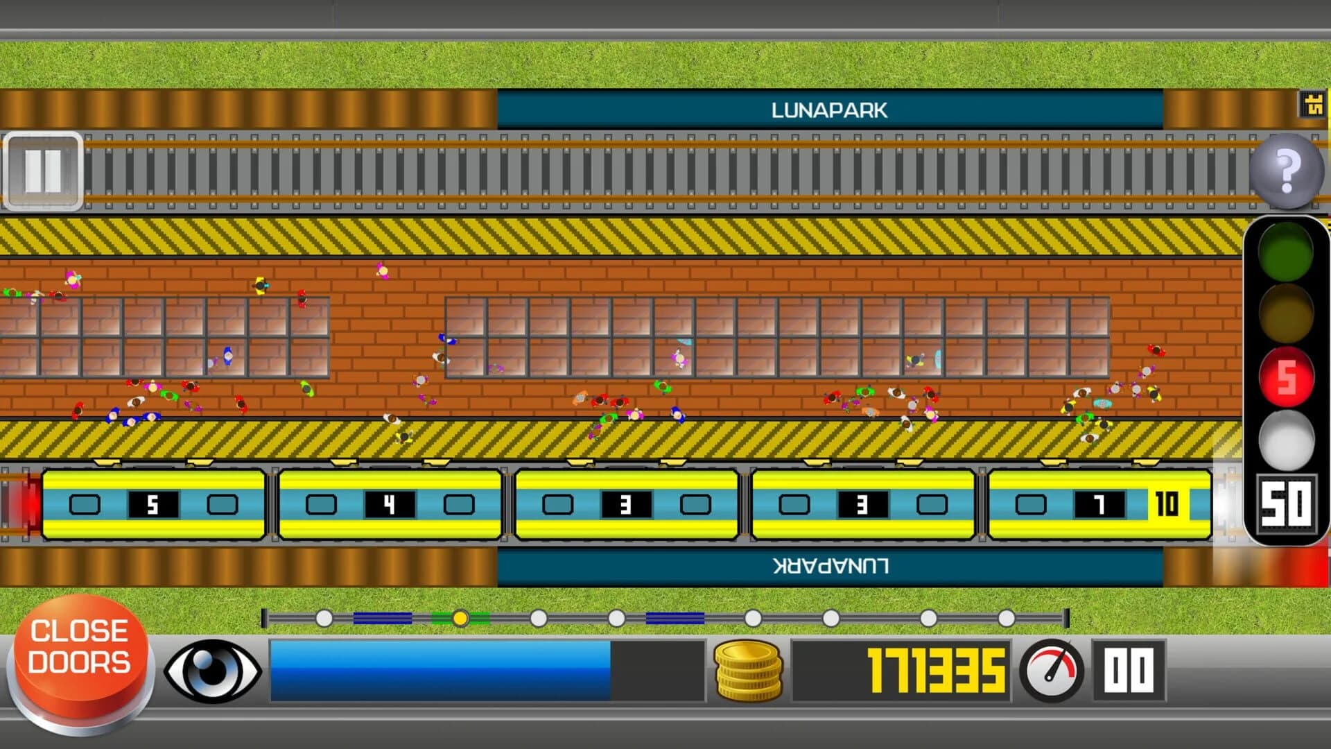 Subway Train Simulator 2D screenshot 2