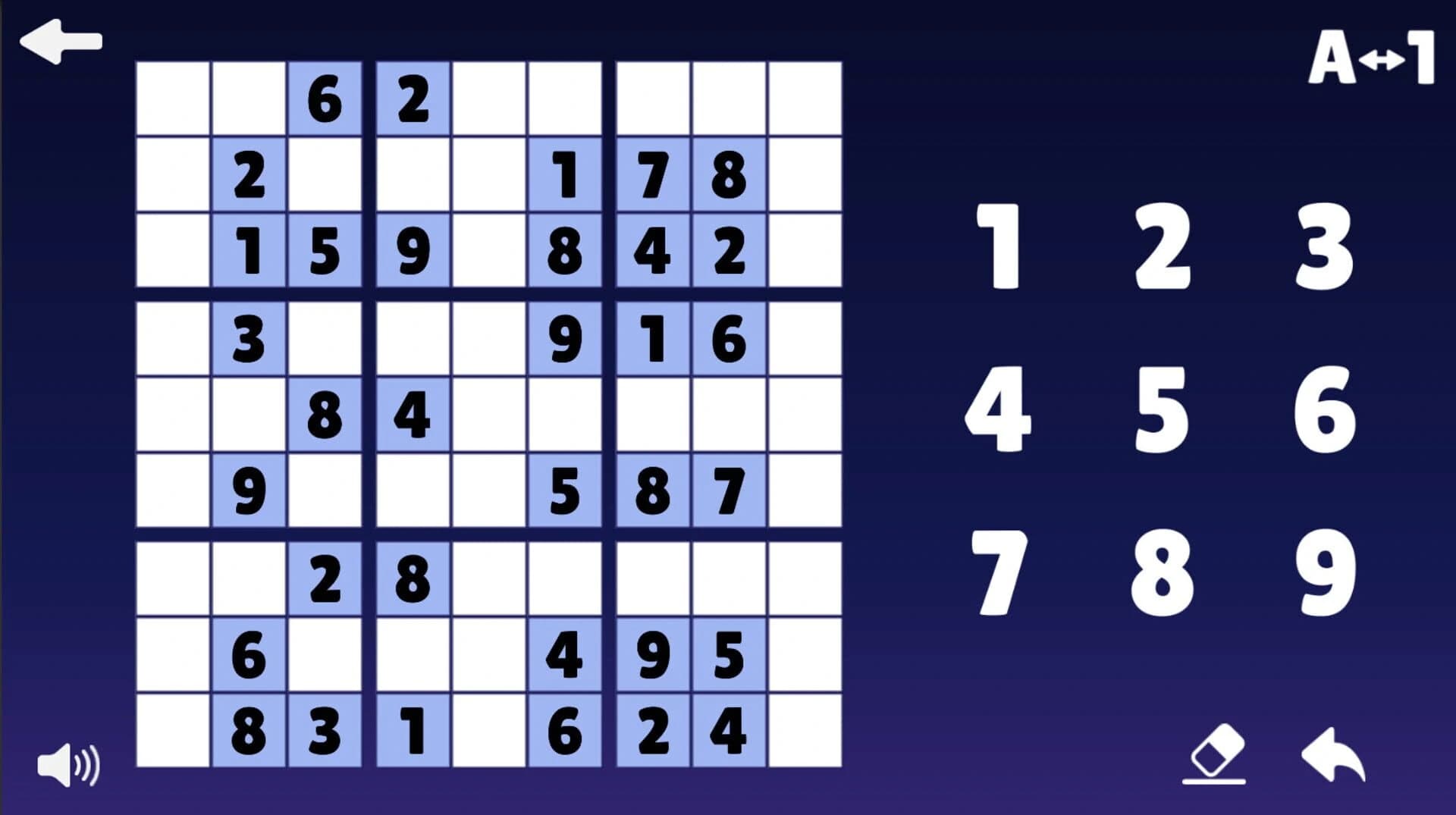Sudoku 9X16X25 screenshot 3