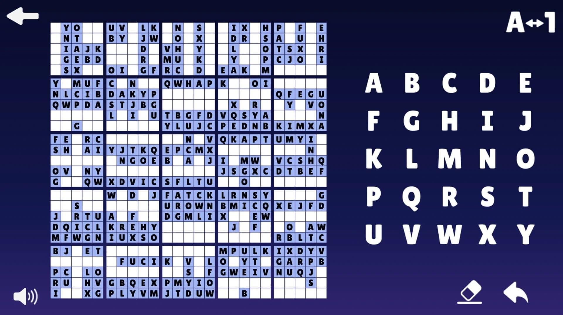 Sudoku 9X16X25 screenshot 5
