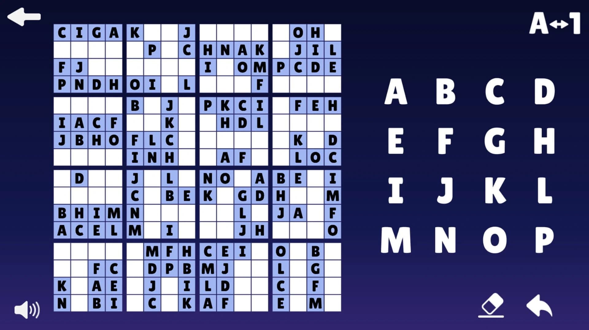 Sudoku 9X16X25 screenshot 4