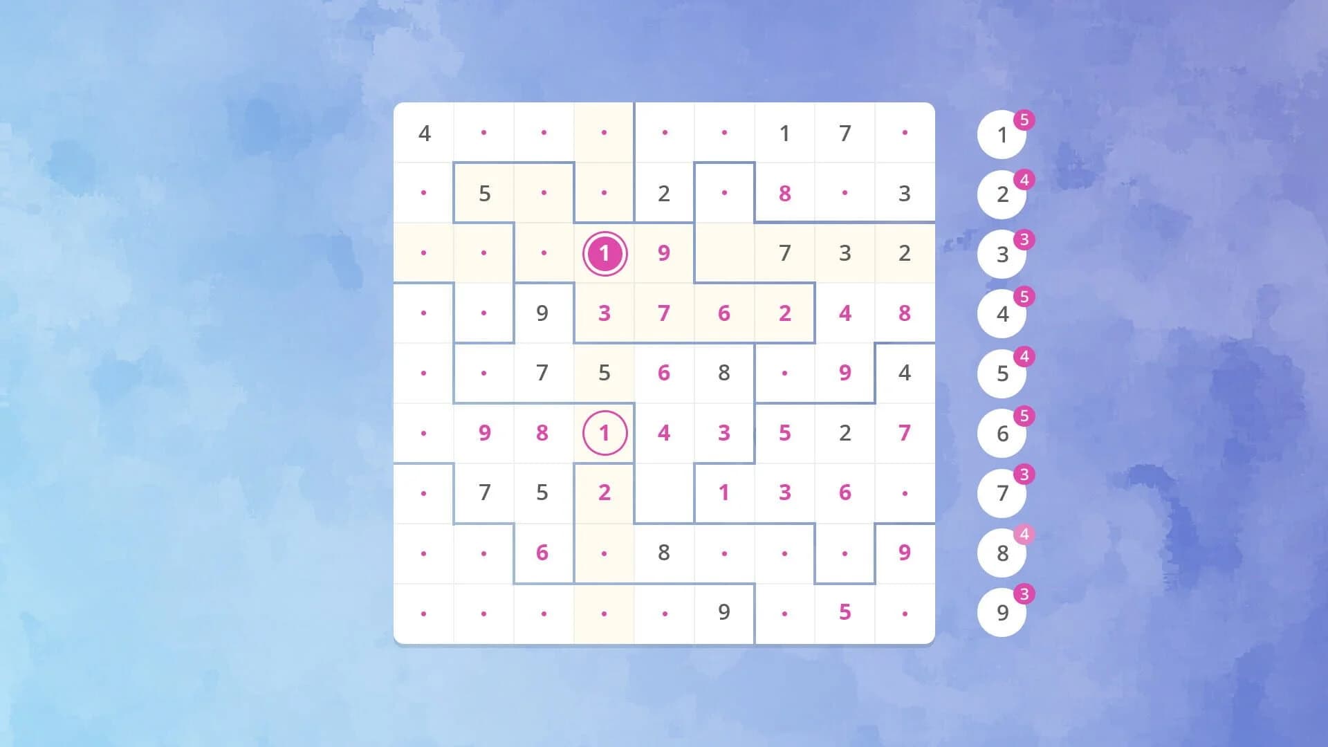 Sudoku Jigsaw screenshot 1