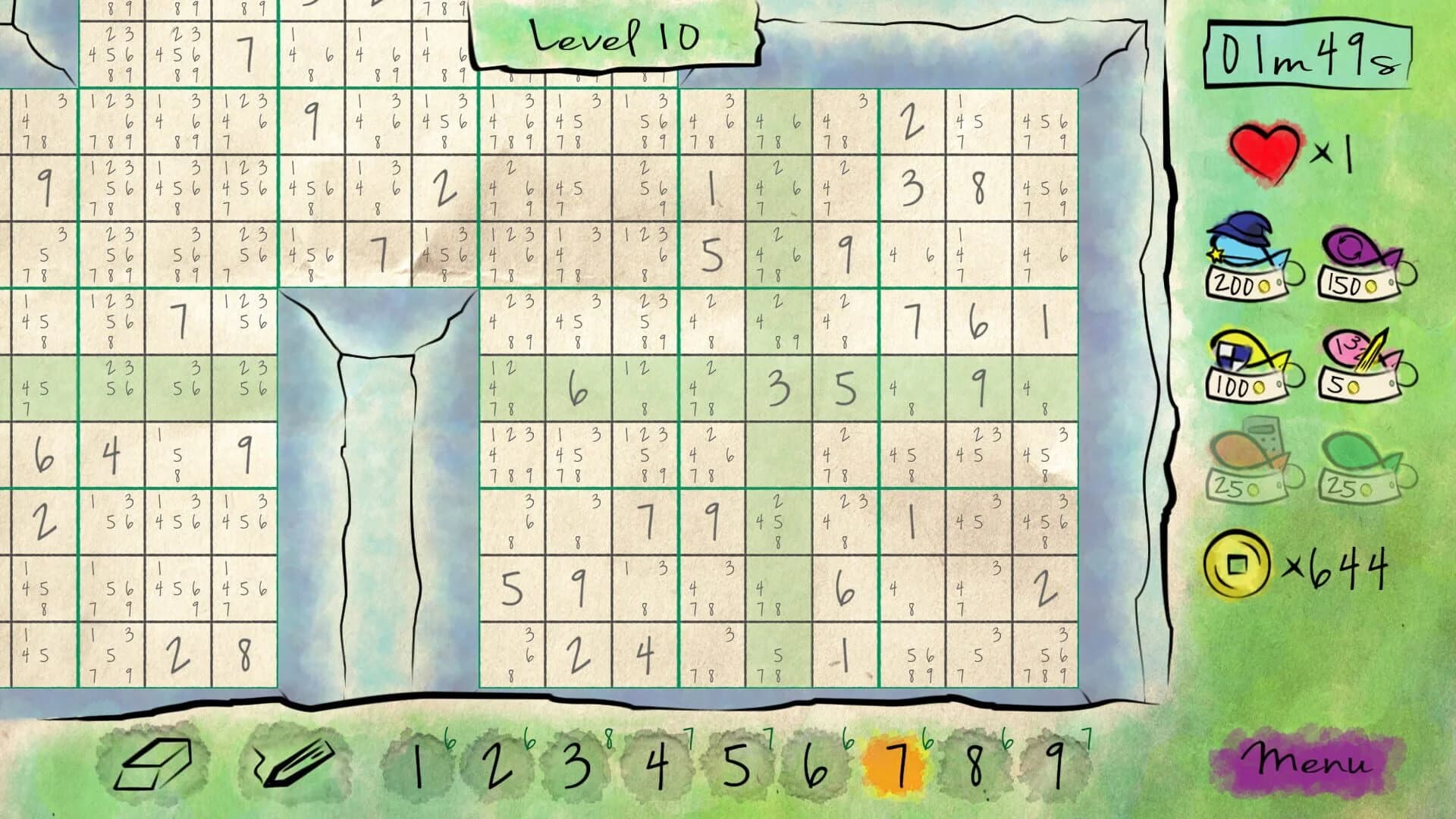 Sudoku Quest screenshot 5