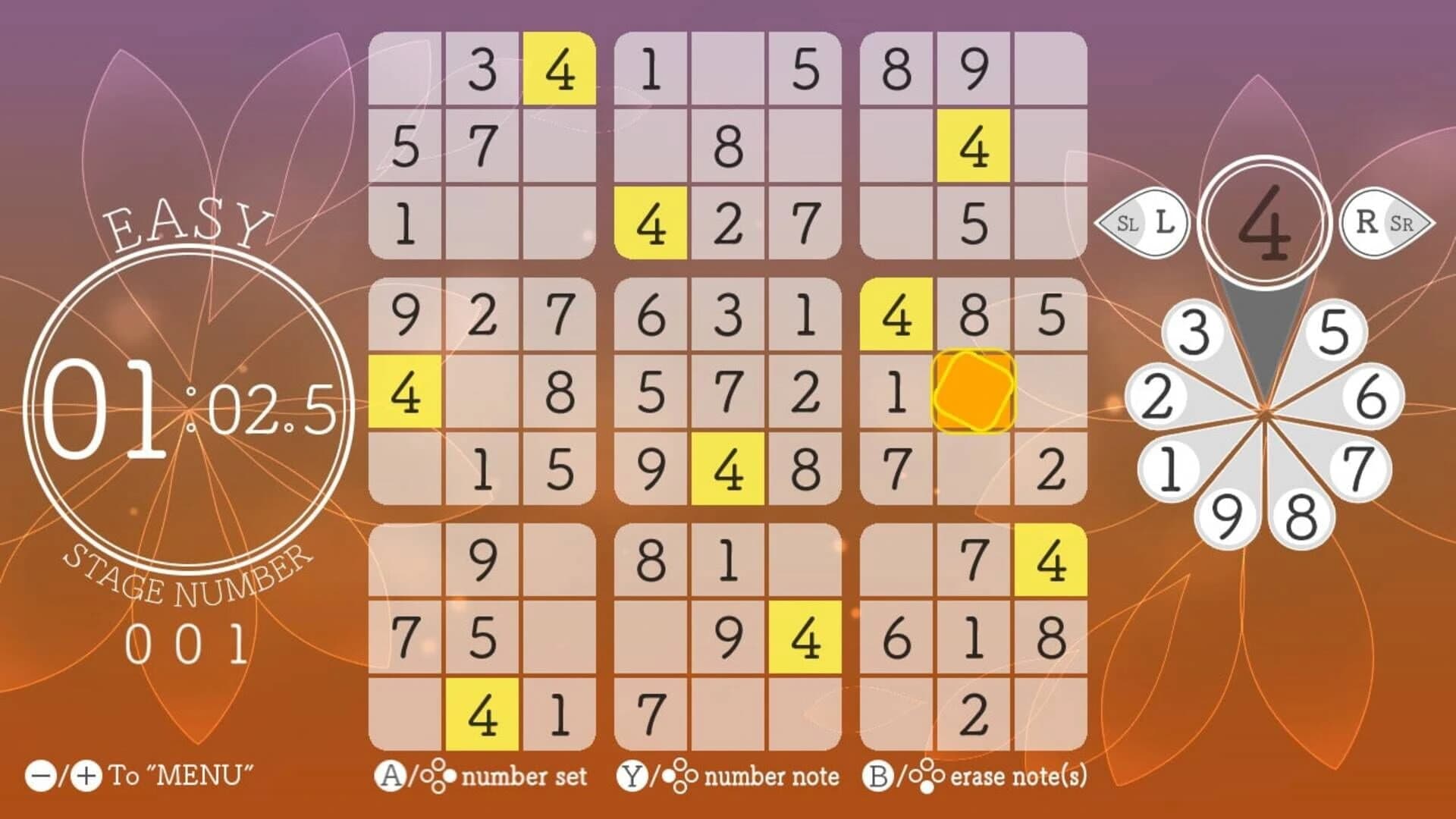 Sudoku Relax 3 Autumn Leaves screenshot 4