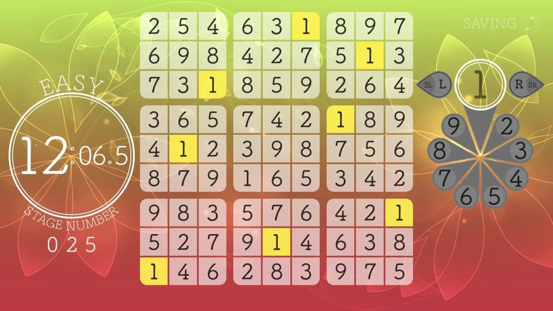 Sudoku Relax 3 Autumn Leaves screenshot 2