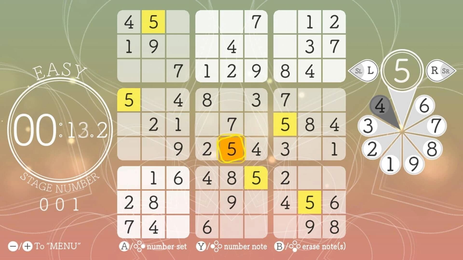 Sudoku Relax 5 Full Bloom screenshot 1