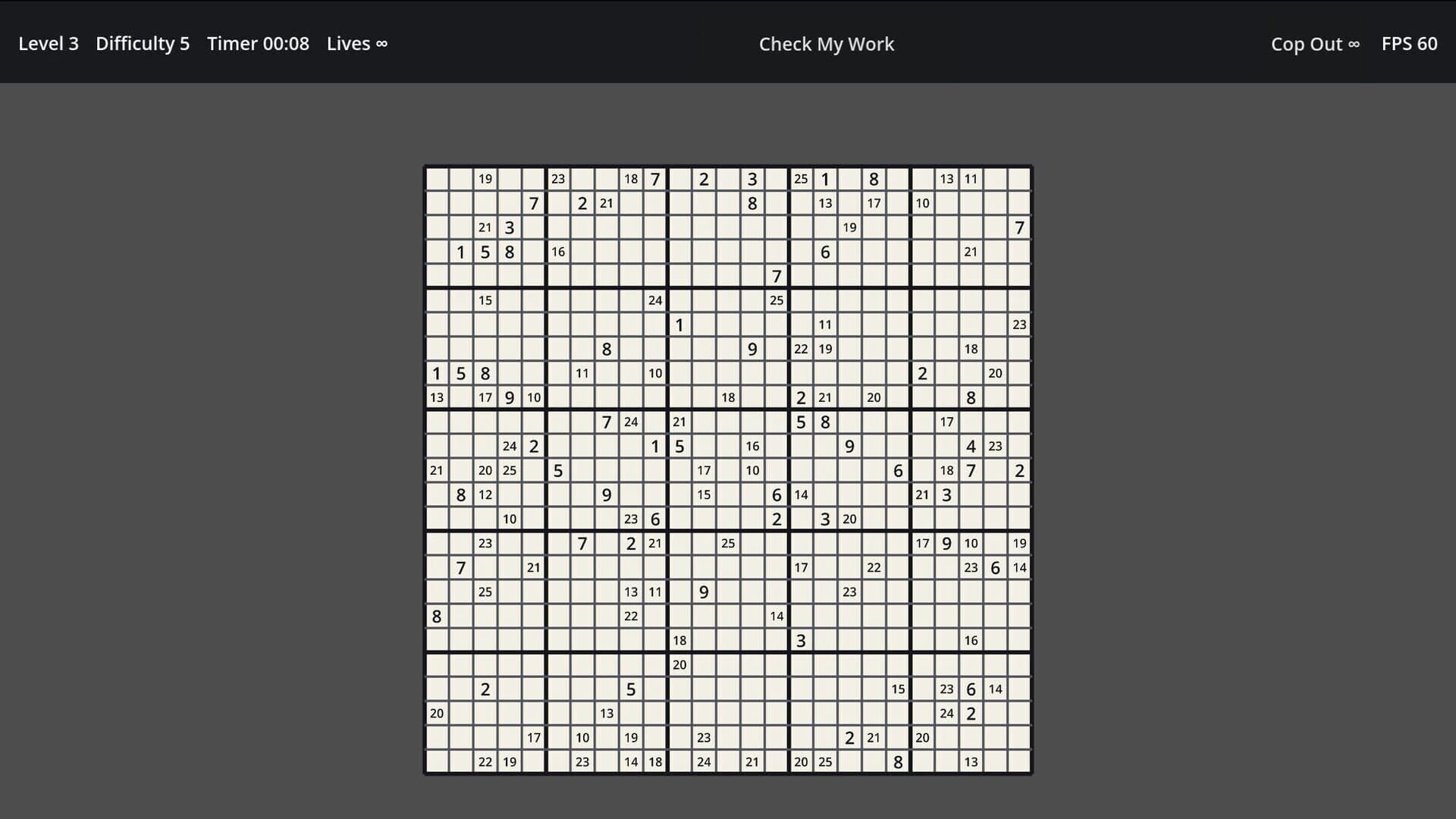Sudoku: Unlimited Expansion screenshot 4