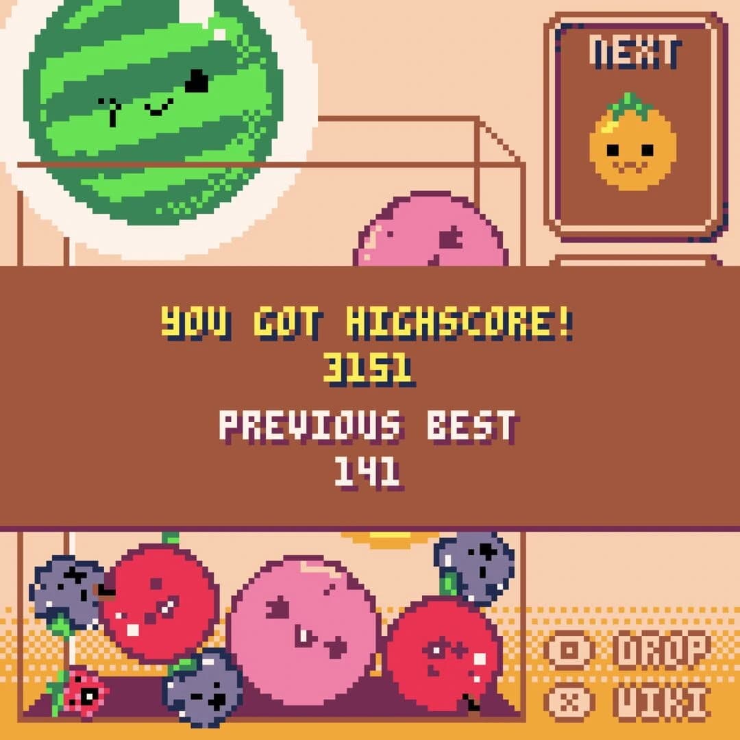 Suika Game Demake screenshot 3