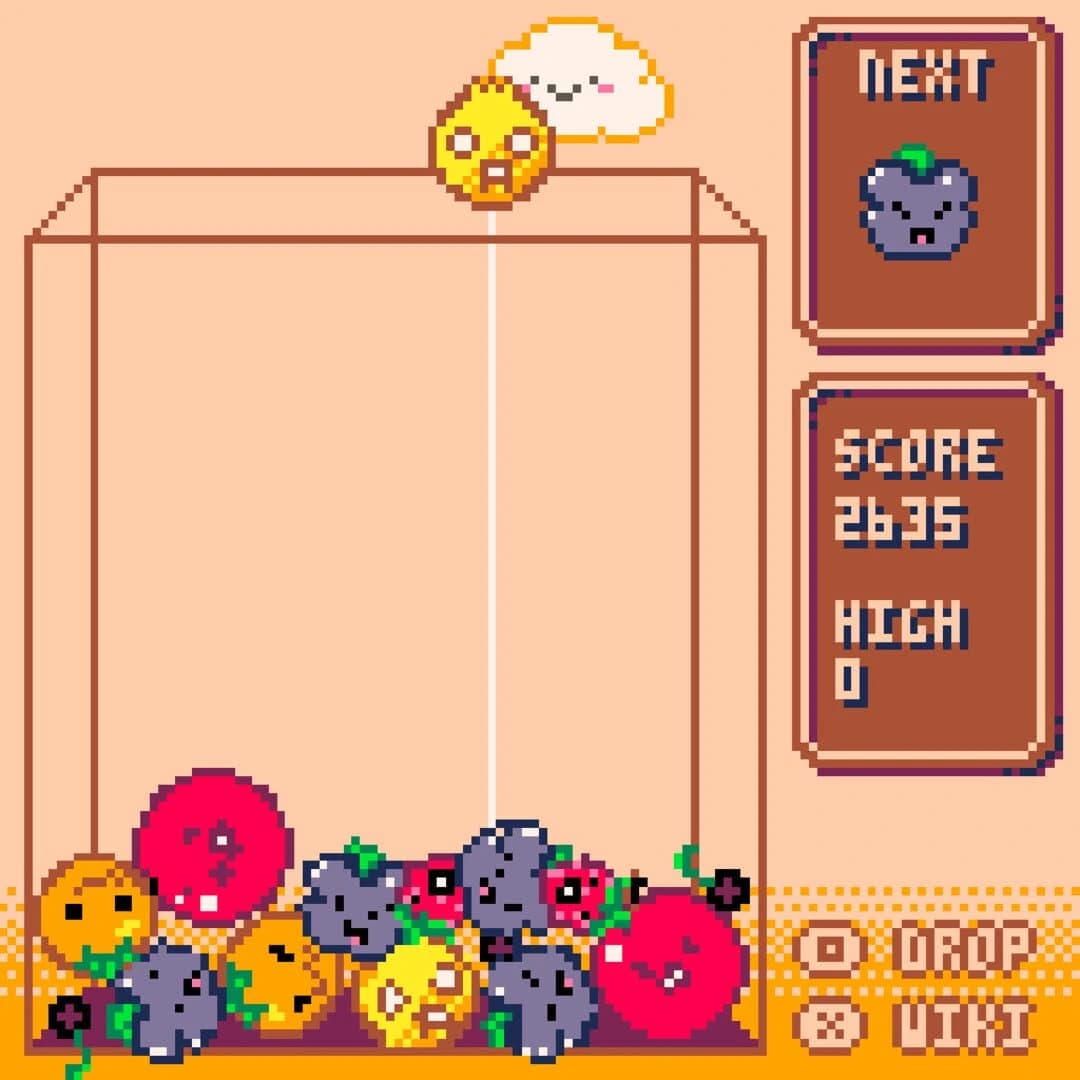 Suika Game Demake screenshot 1