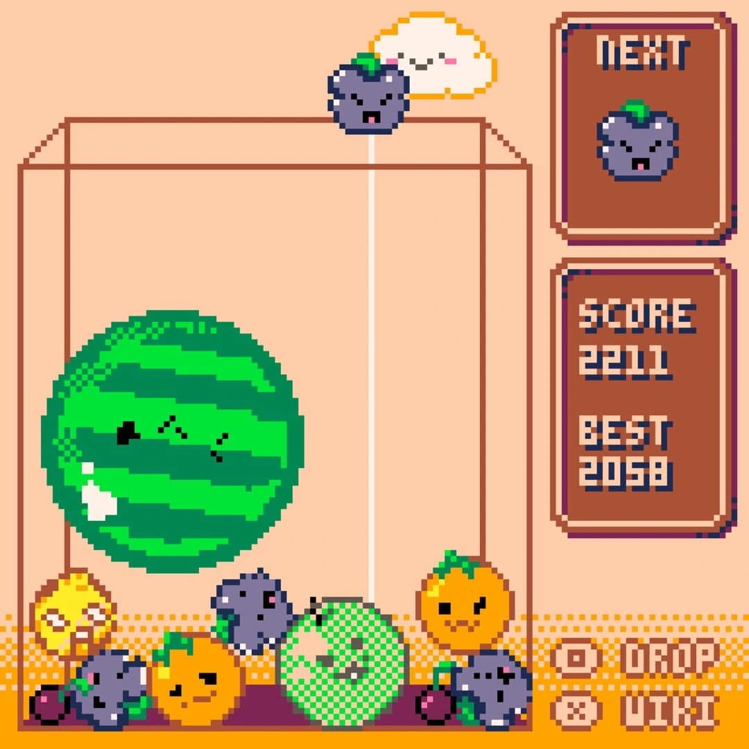 Suika Game Demake screenshot 2