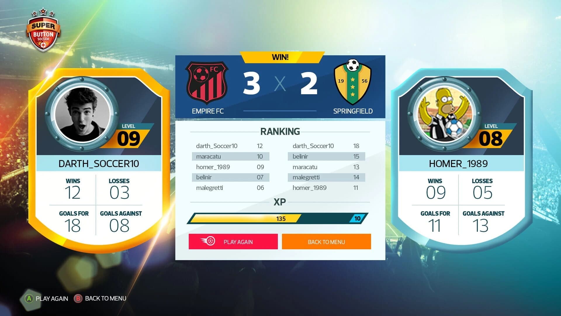 Super Button Soccer screenshot 2