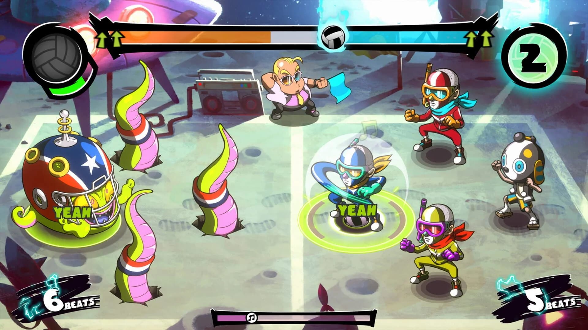 Super Dodgeball Beats screenshot 2