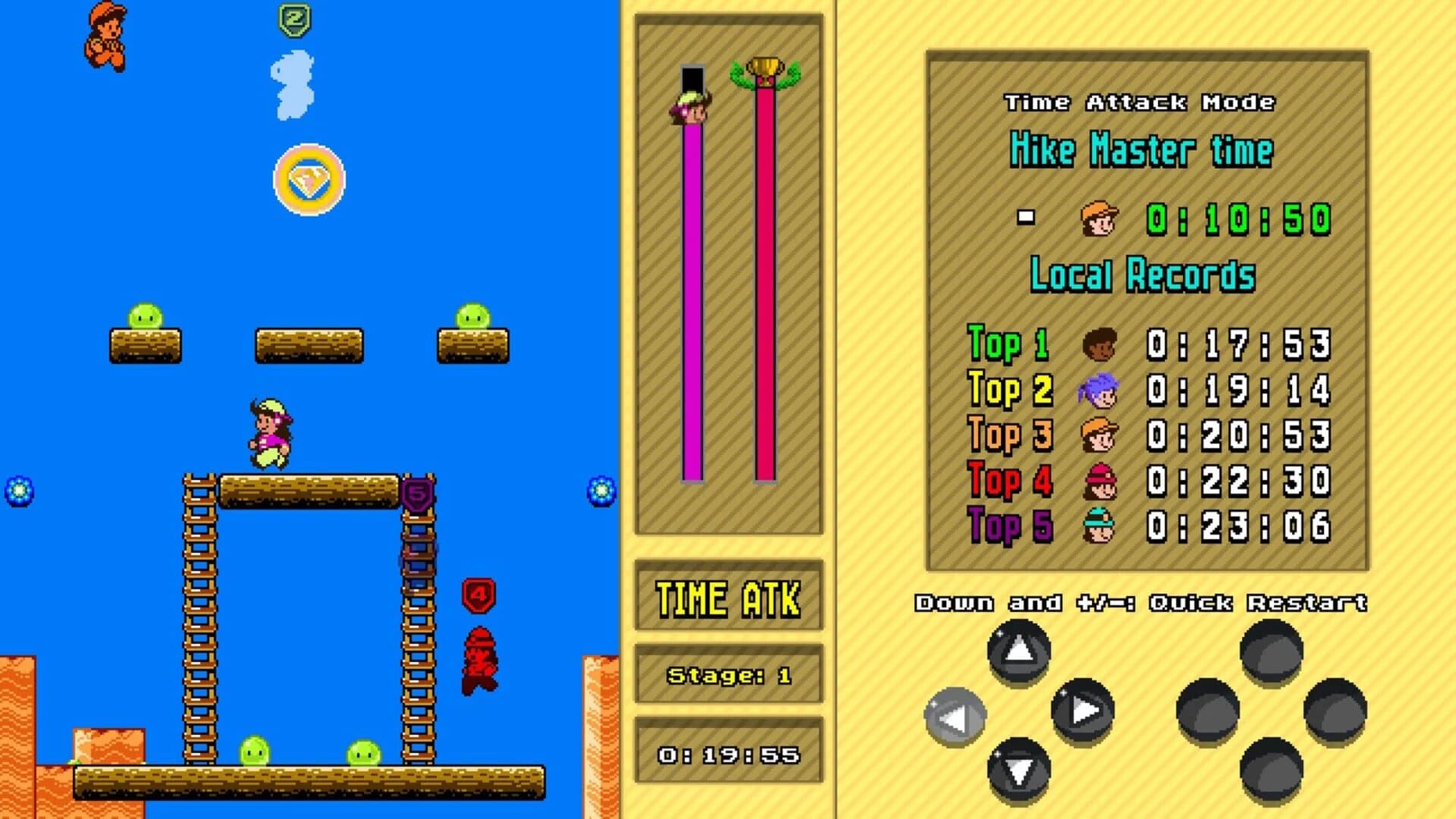 Super Hiking League DX screenshot 1