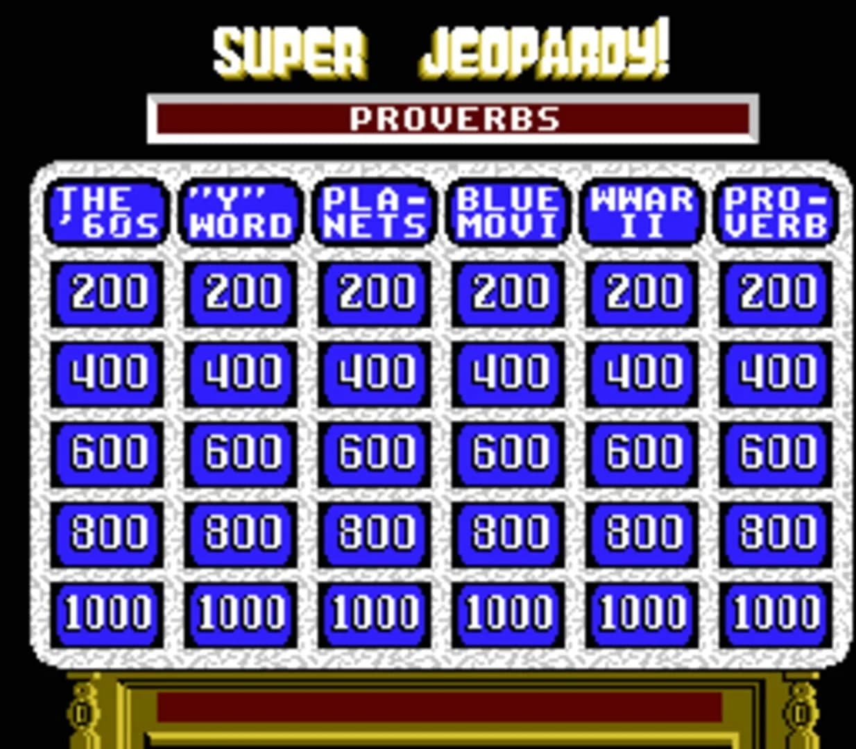 Super Jeopardy! screenshot 3