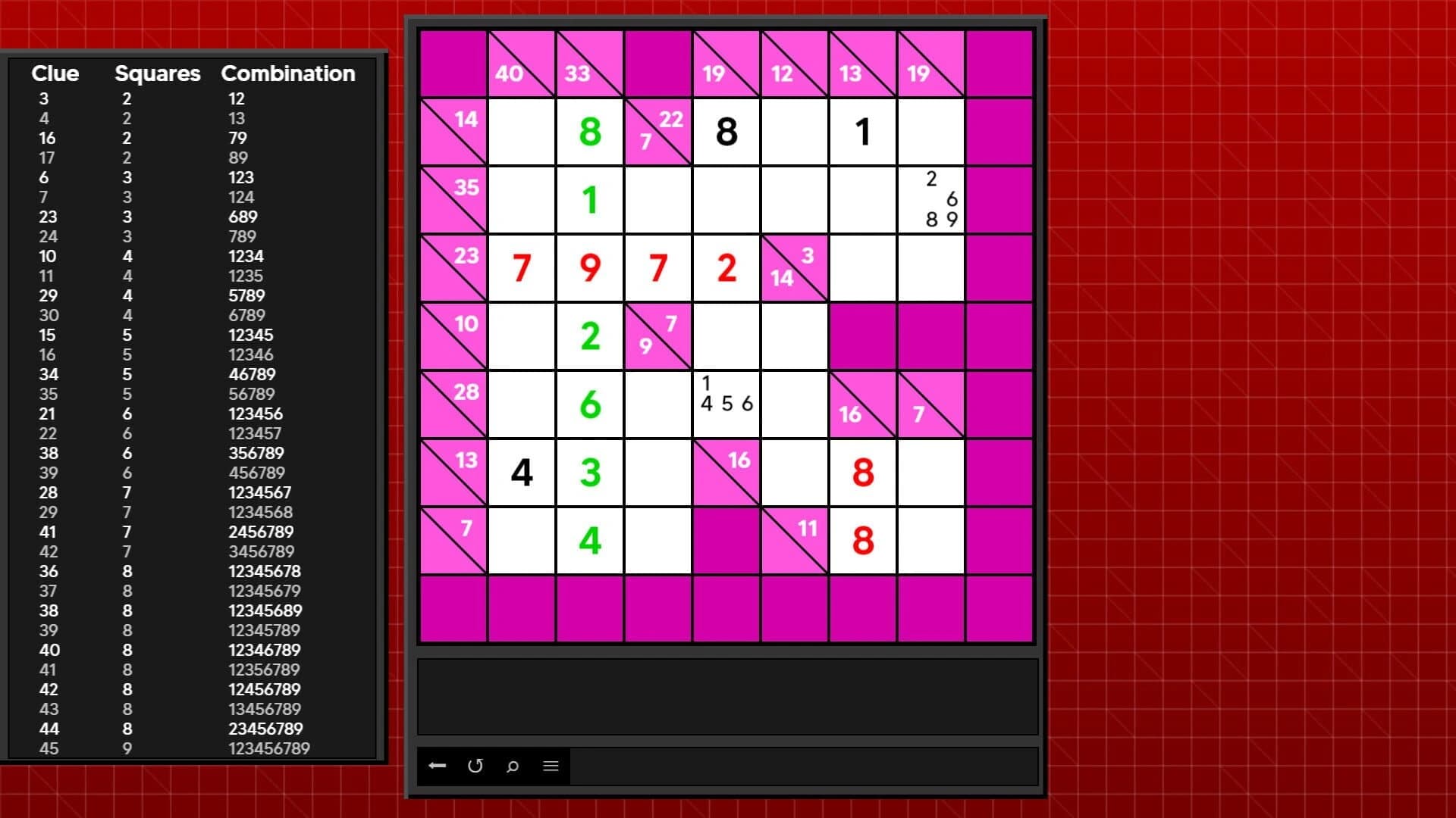 Super Kakuro: Cross Sums screenshot 3