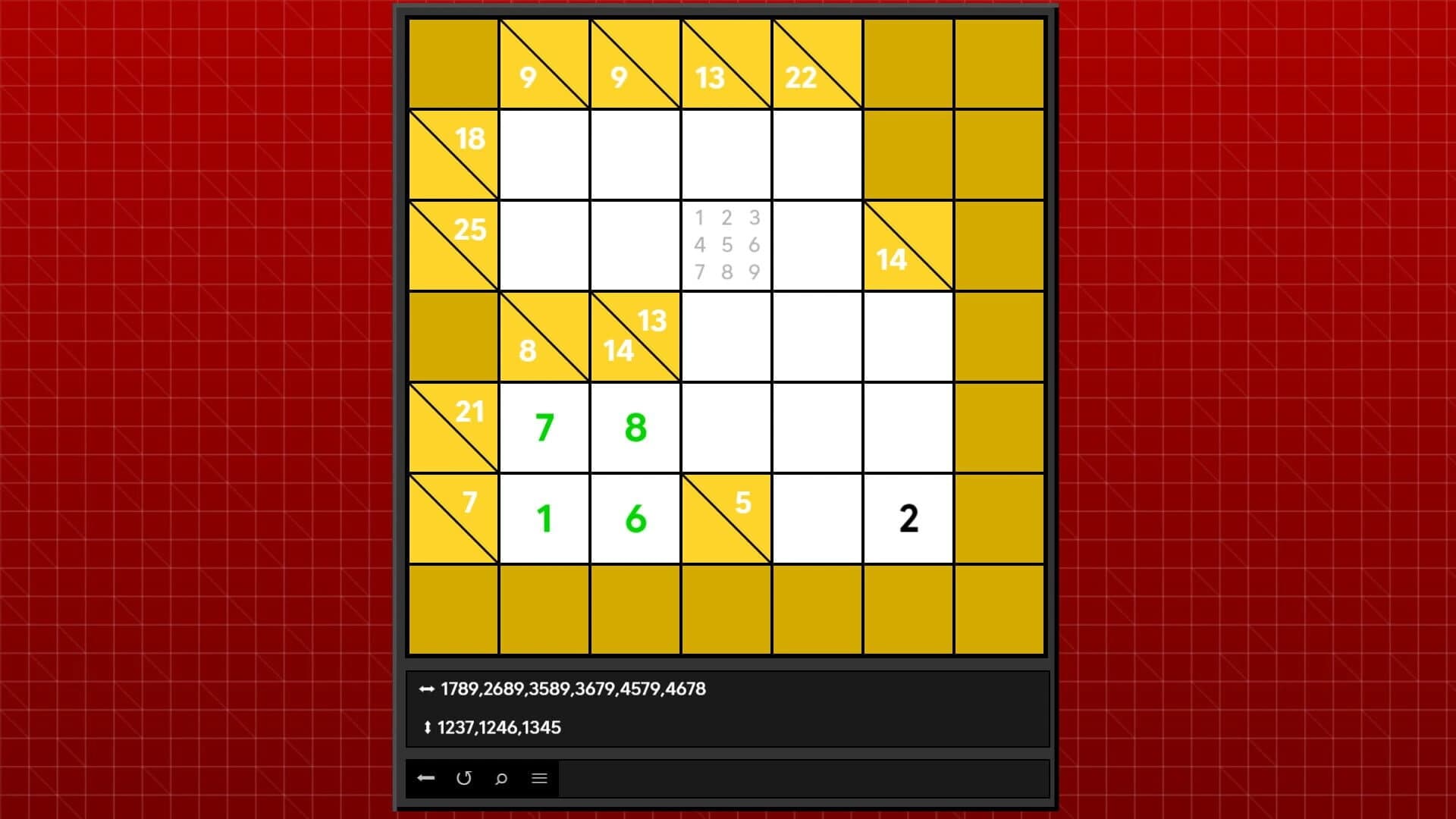 Super Kakuro: Cross Sums screenshot 2