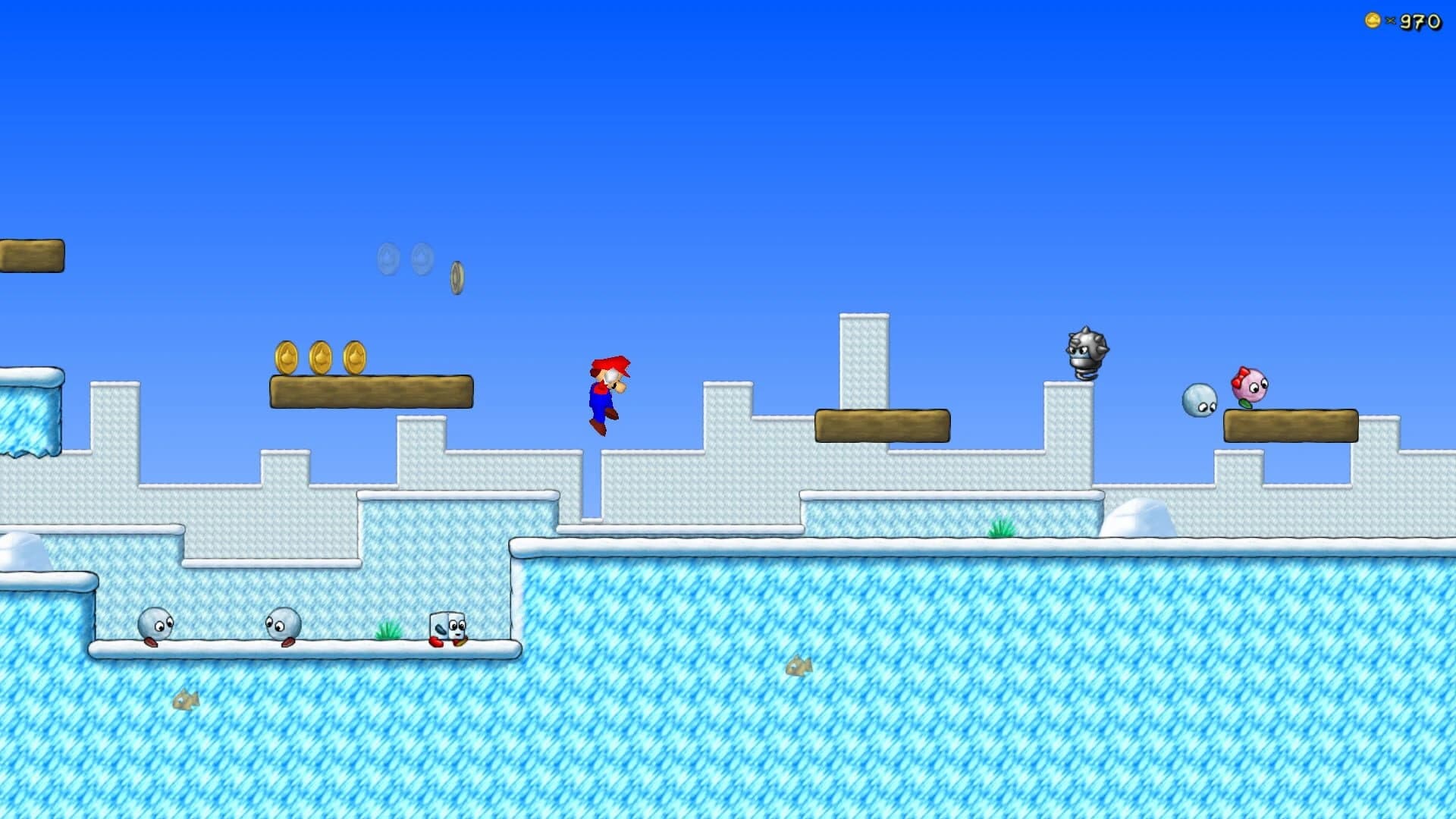 Super Mario 64 in SuperTux screenshot 1
