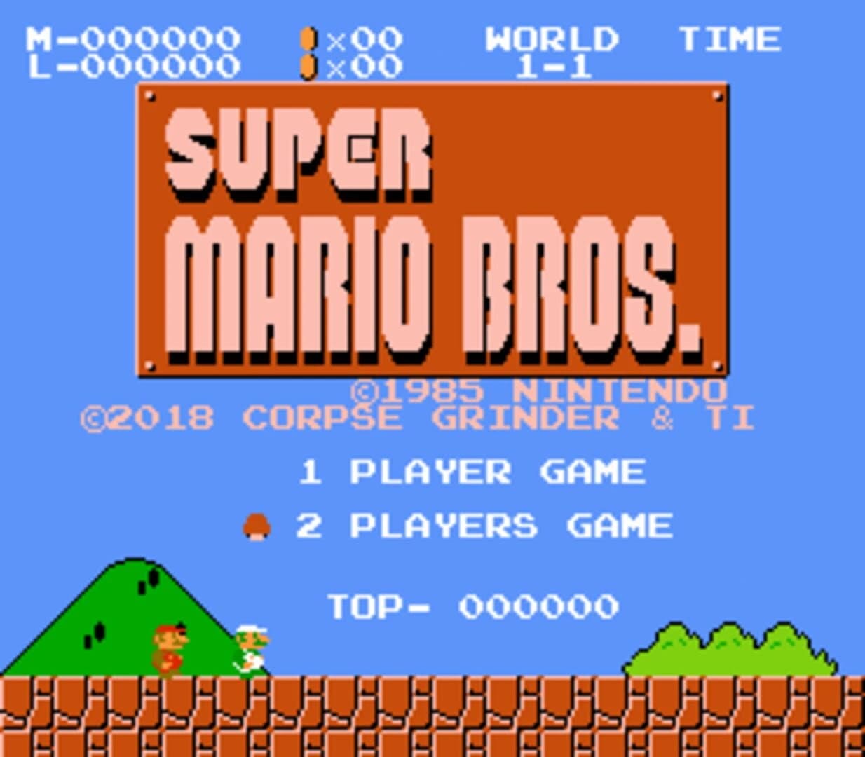 Super Mario Bros.: Two Players Hack screenshot 2