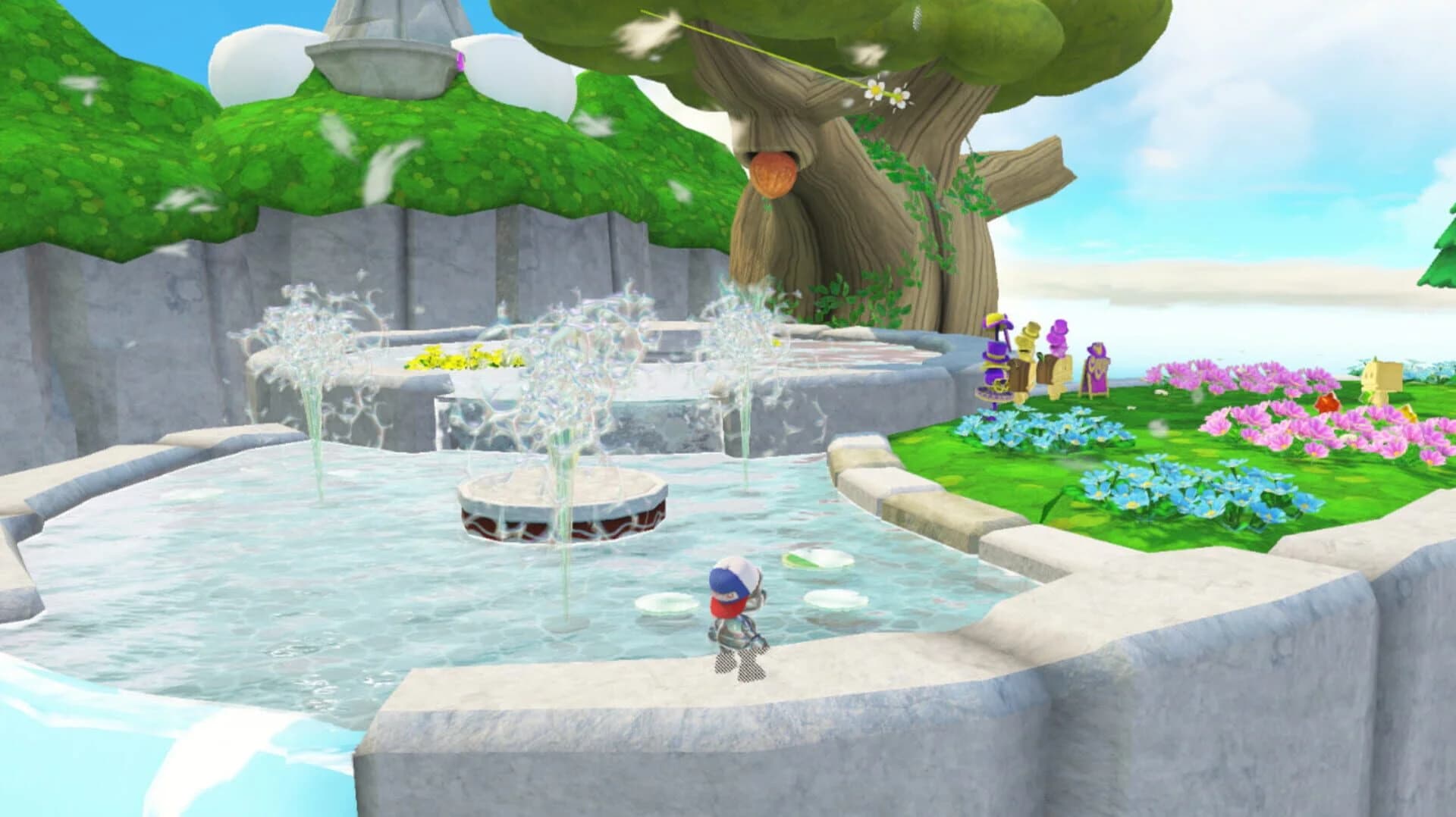 Super Mario Odyssey: Fluffy Bluff Kingdom screenshot 2